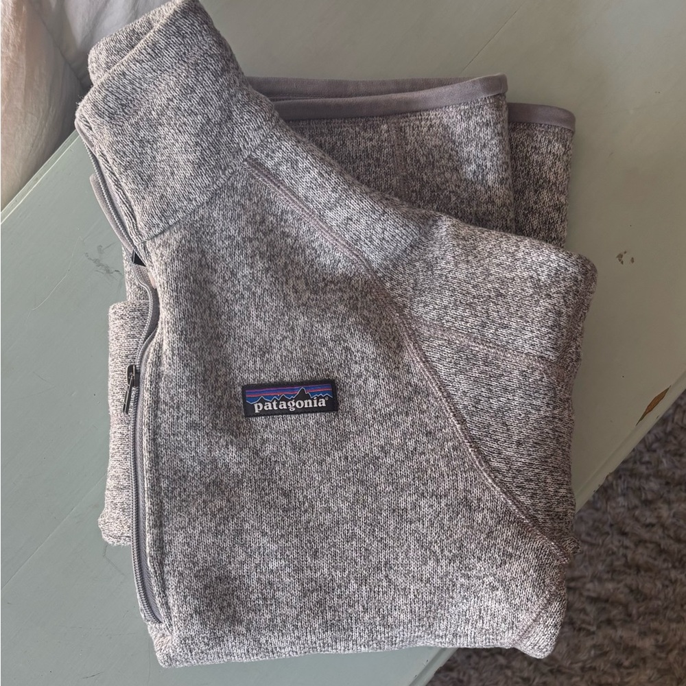 Patagonia Women's 1/4 zip Better Sweater Fleece Grey Small